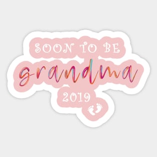 Soon To Be Grandma Wholesome Cute Gift T Shirt Est 2019 Sticker